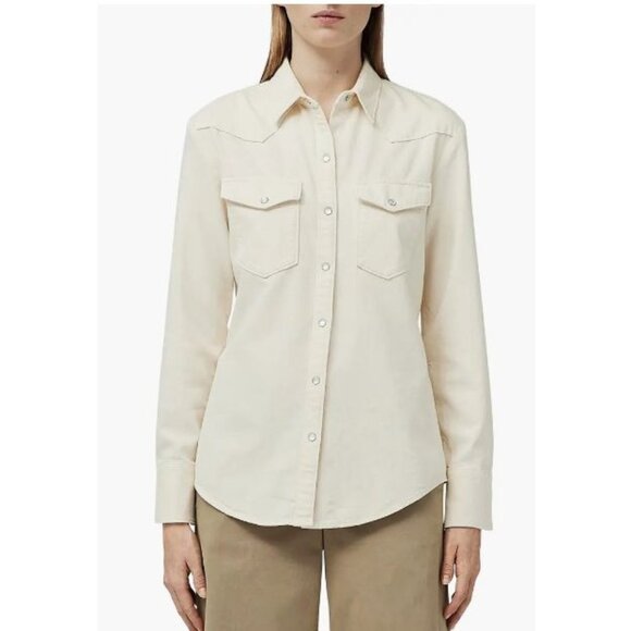 Rag&Bone Western Style Pearl Snap Button Up - NWT MSRP $225 - Picture 1 of 9